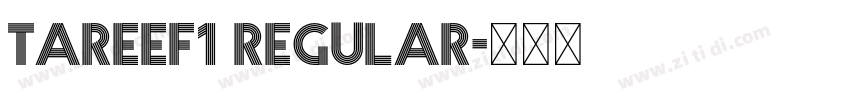 Tareef1 Regular字体转换 Tareef1 Regular字体转换